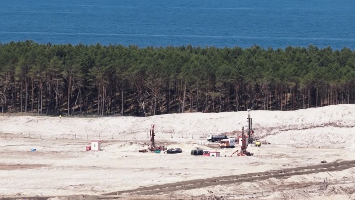 Plac pod budowę pierwszej elektrowni atomowej w Polsce - stopklatka z filmu z czerwca 2026 roku