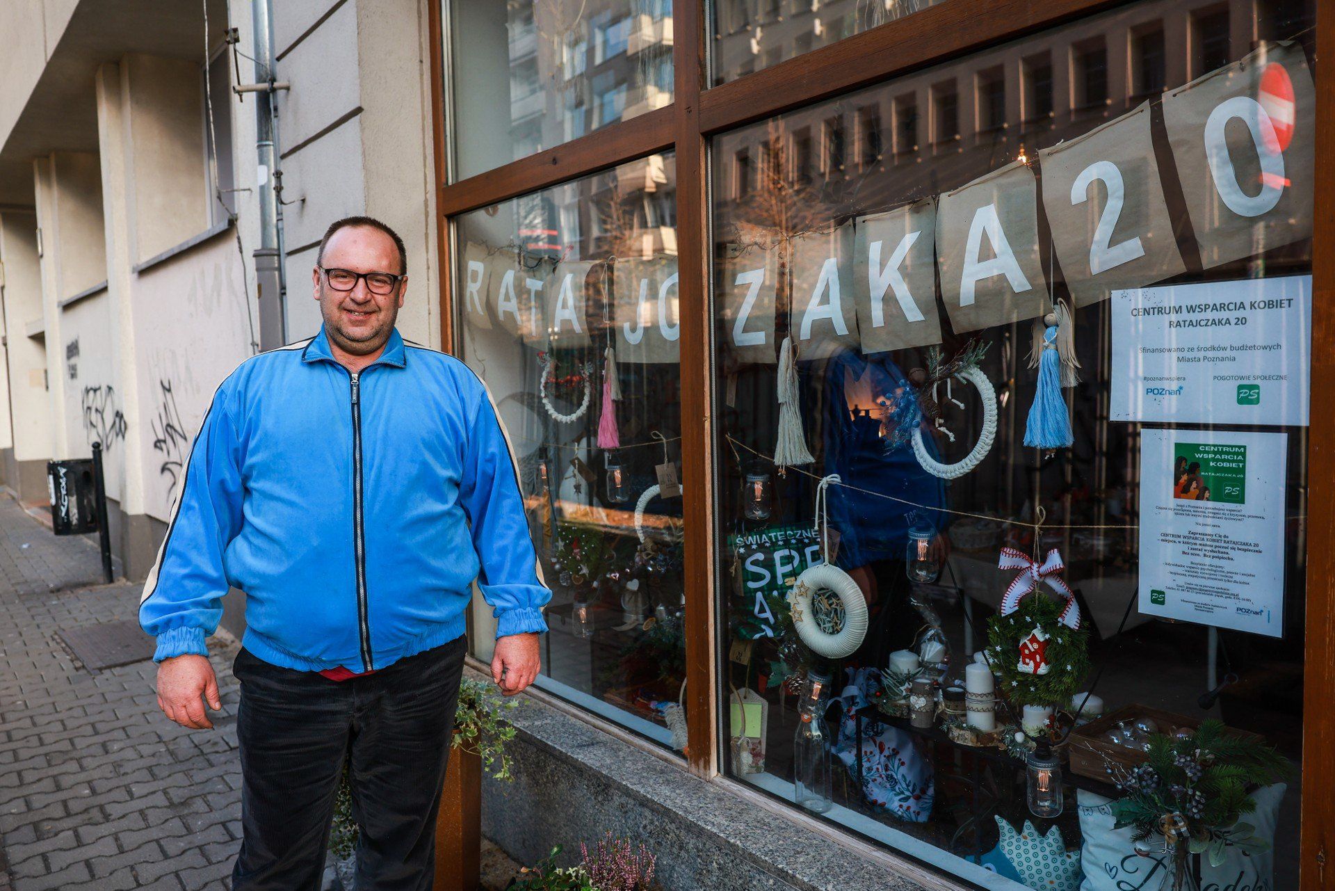 Damian, uczestnik Pogotowia Społecznego.