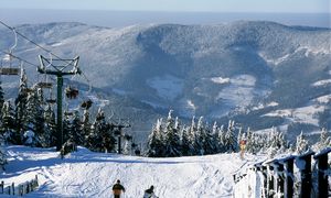 W górach pogoda marzenie - słońce i mróz. Tam pojeździsz na nartach