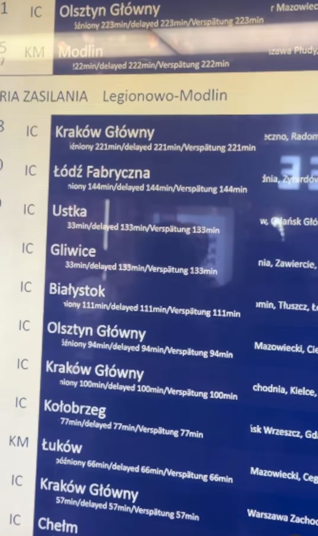 Upały doskwierały pasażerom pociągów