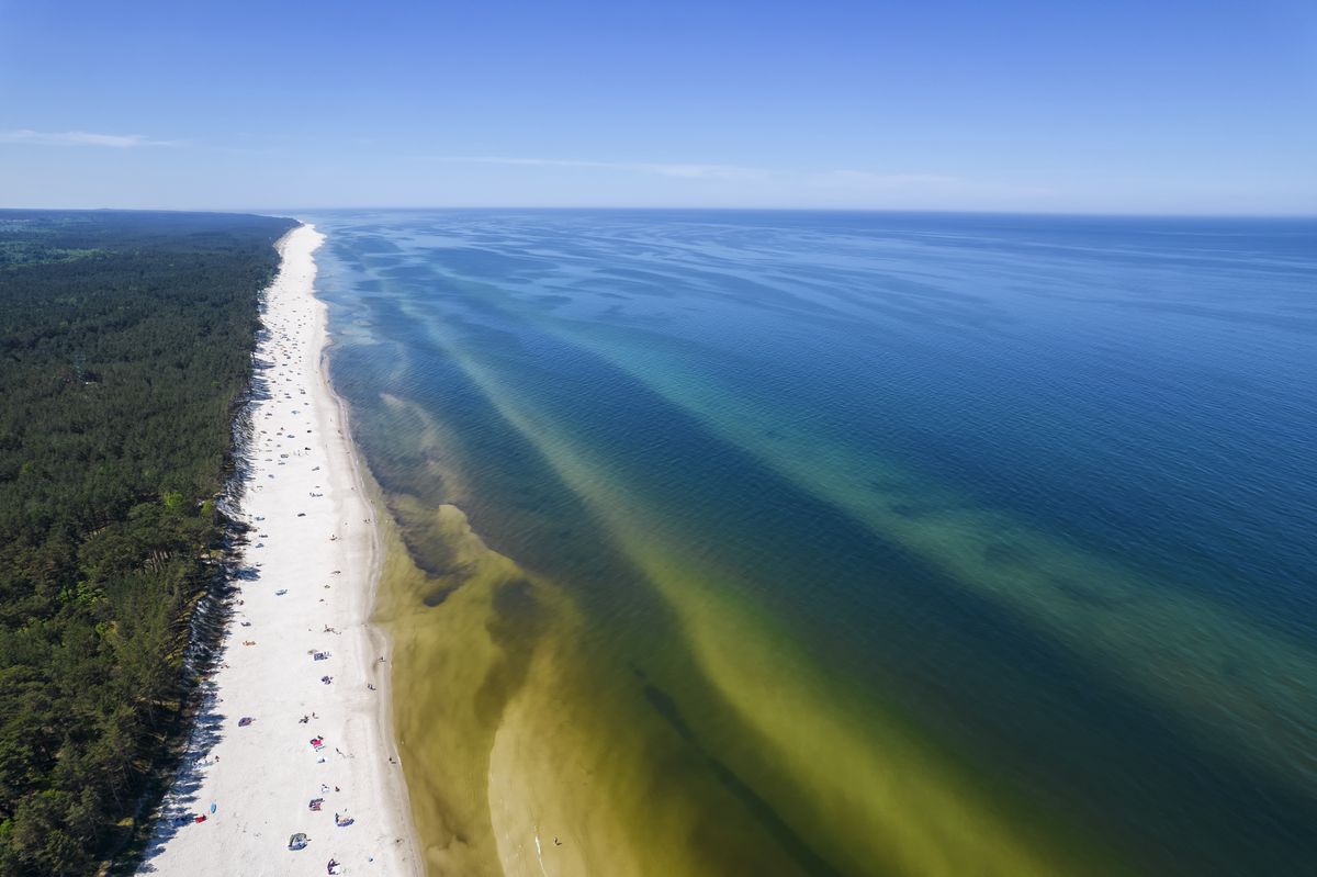 bałtyk plaża wybrzeże wakacje plaża morze