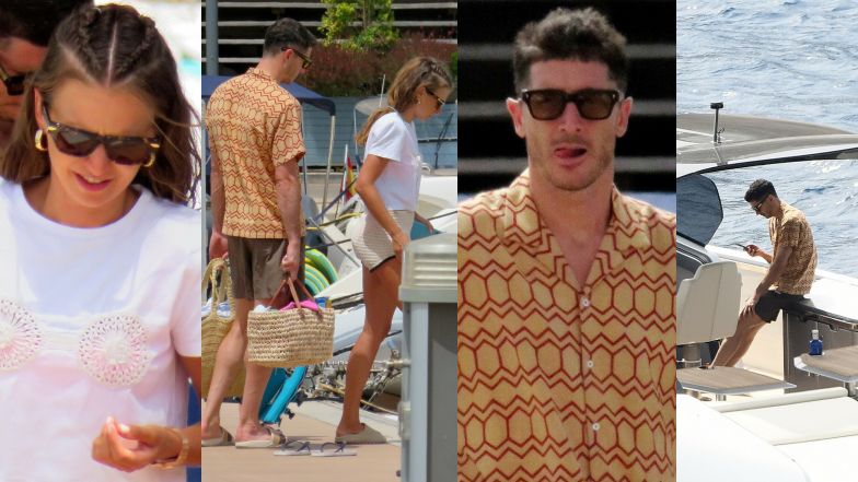 Anna i Robert Lewandowscy wypoczywają na luksusowym jachcie