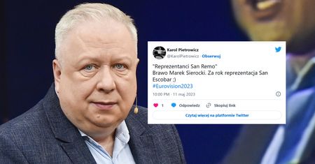 Eurowizja 2023. Fatalna wpadka Sierockiego. Widzowie zwijają się ze śmiechu