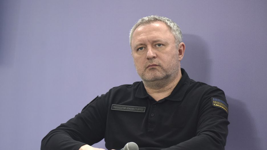 KYIV, UKRAINE - SEPTEMBER 12, 2024 - Prosecutor General of Ukraine Andrii Kostin attends a panel discussion at the 4th 'First Ladies and Gentlemen Summit' focusing on child safety, at the St. Sophia of Kyiv National Conservation Area. (Photo credit should read Ruslan Kaniuka / Ukrinform/Future Publishing via Getty Images)