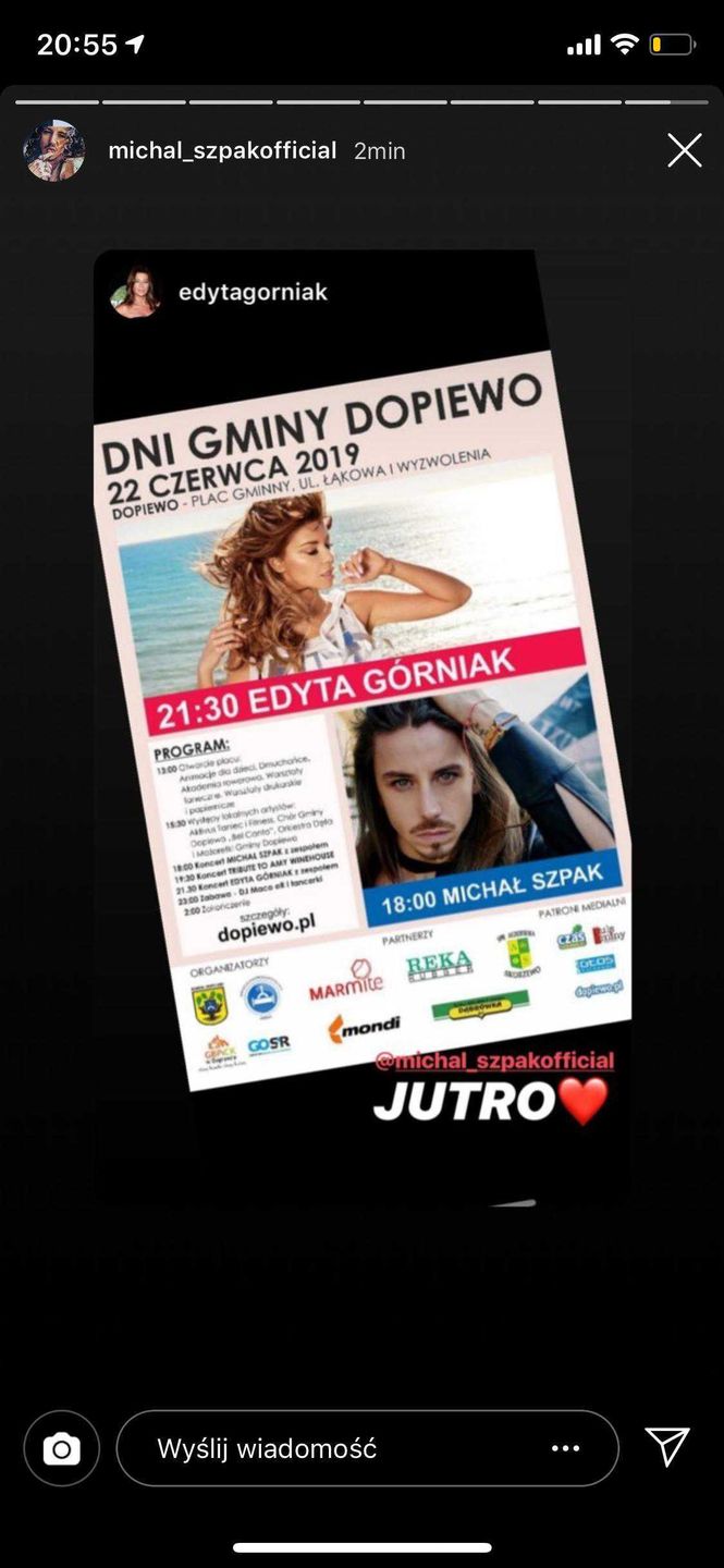 Michał Szpak i Edyta Górniak pogodzili się na Instagramie