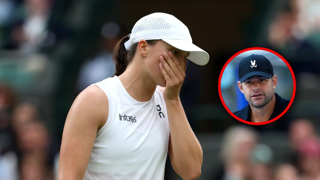 Getty Images / Clive Brunskill / Iga Świątek i Andy Roddick