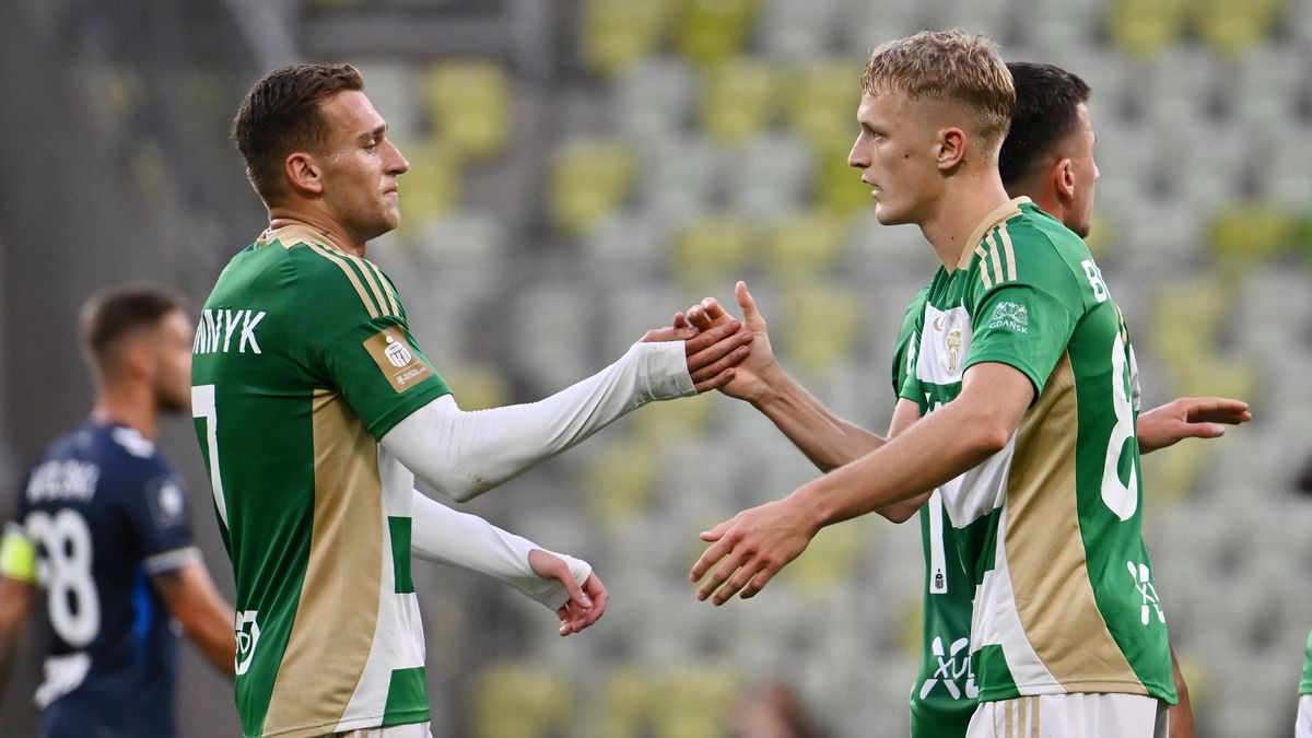 PAP / Marcin Gadomski / Na zdjęciu: Lechia Gdańsk zremisowała z Motorem Lublin 3:3