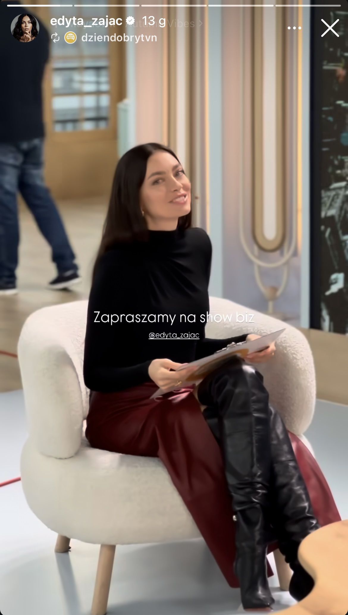 Edyta Zając w "Dzień Dobry TVN"