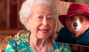 Miś Paddington pożegnał królową Elżbietę II. Kilka miesięcy temu nagrali razem skecz