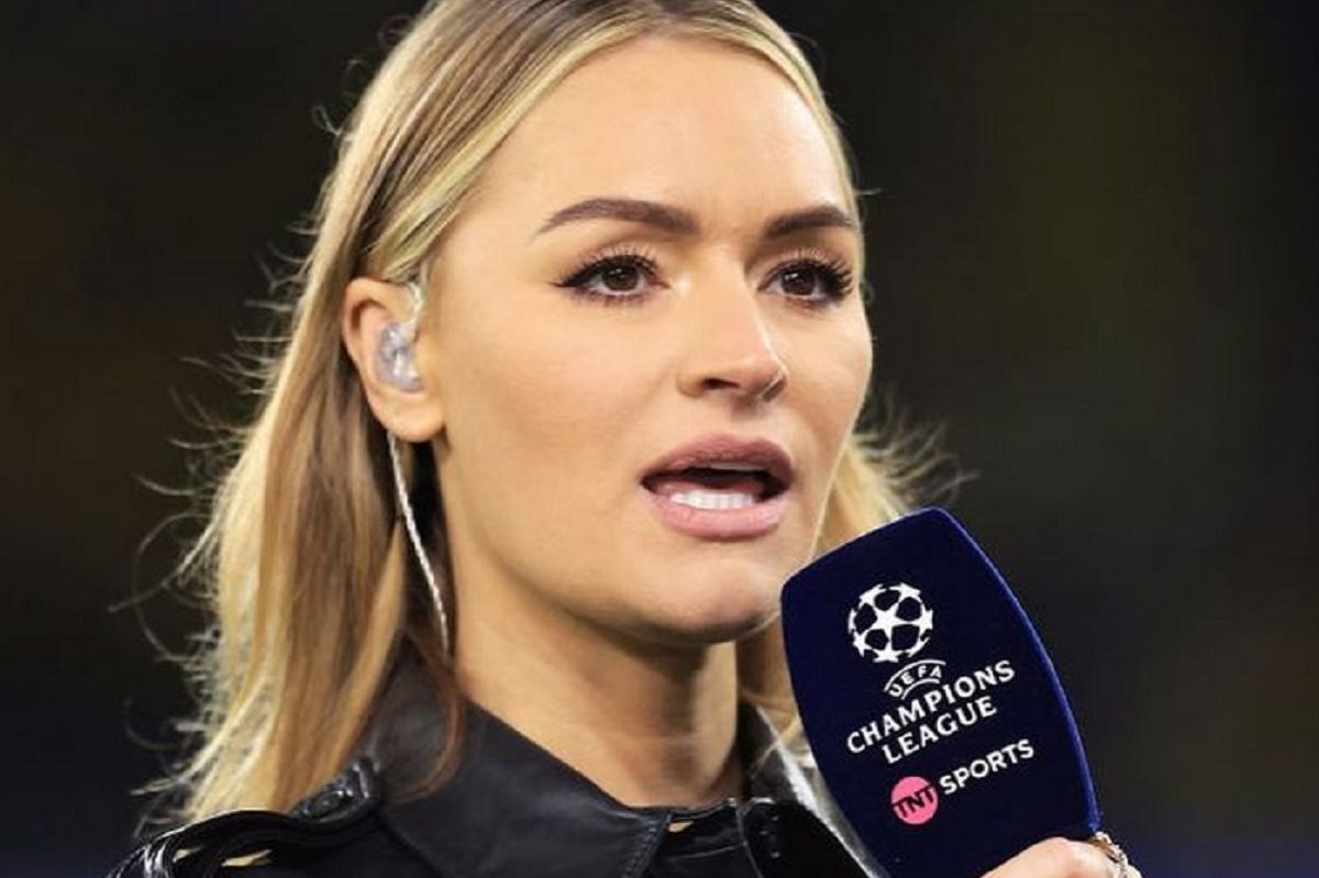 Laura Woods celebrates 37th birthday on set during UEFA Euro 2024