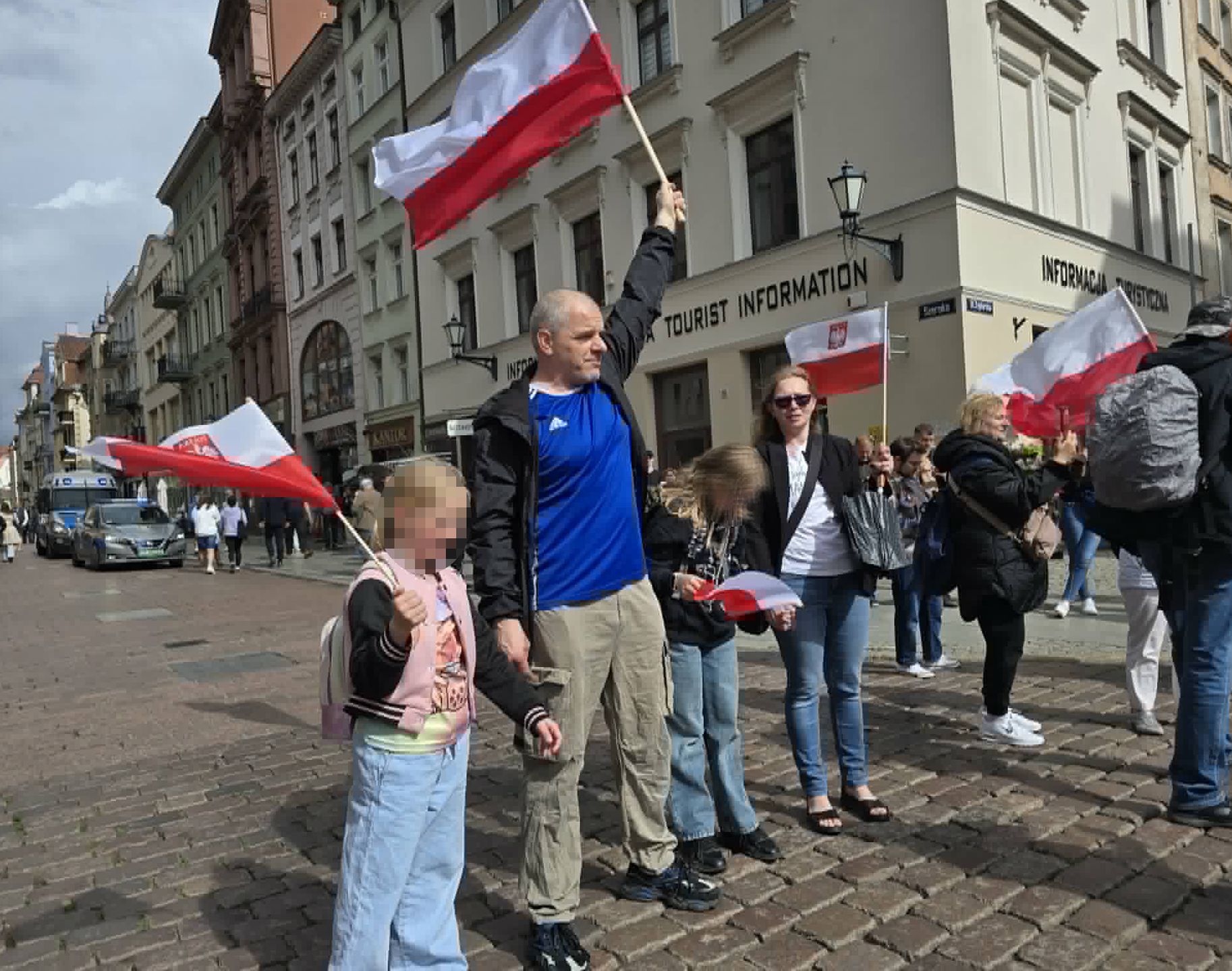W marszu narodowców przeszły też rodziny z dziećmi