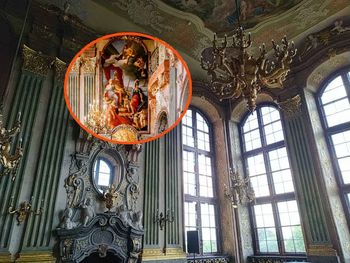 Znów zdobią wnętrza zamku. Dwa wielkie obrazy na ścianach niezwykłej sali