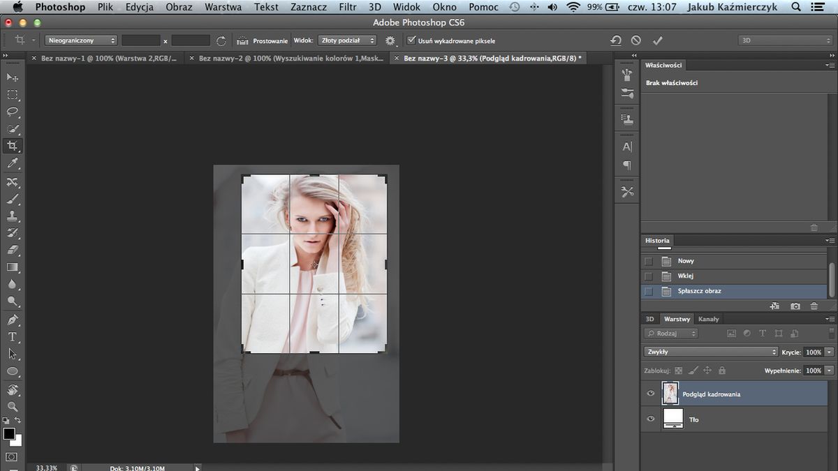 Wszystko o nowym narzędziu kadrowania w Photoshop CS6 [wideoporadnik] 1