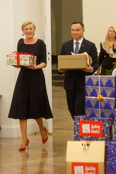 Agata Duda i Andrzej Duda - Szlachetna Paczka 2017