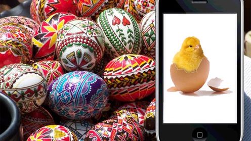 Pomaluj jajka na iPhonie 1