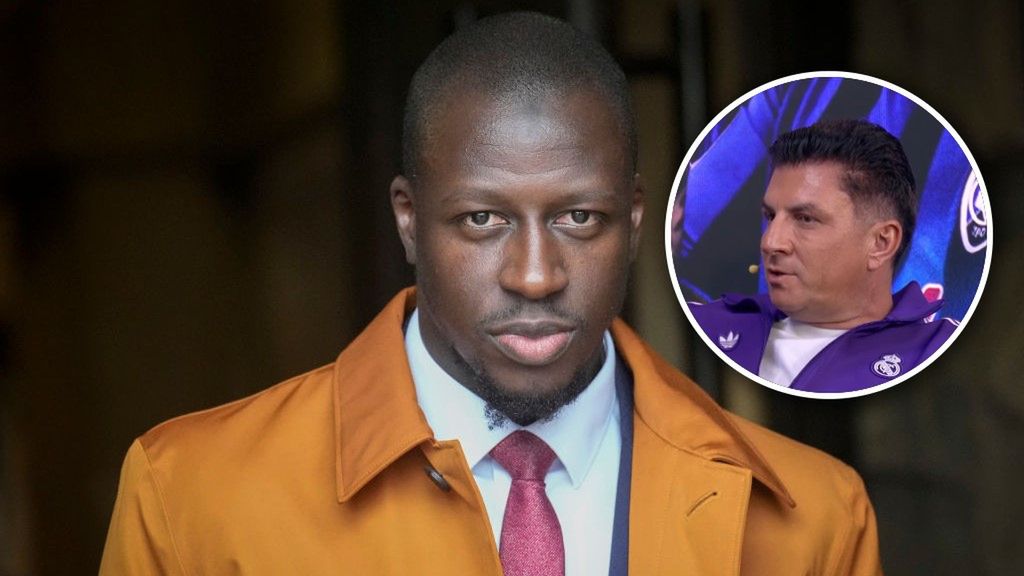 Getty Images / Christopher Furlong/Getty Images i Kanał Sportowy / Benjamin Mendy - nowy piłkarz Pogoni Szczecin i Mateusz Borek (w kółku)