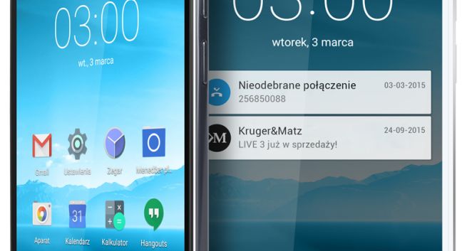 Smartfon Live 3, tablety Edge z Windowsem i nowe kolumny aktywne od Kruger&amp;Matz (wideo)