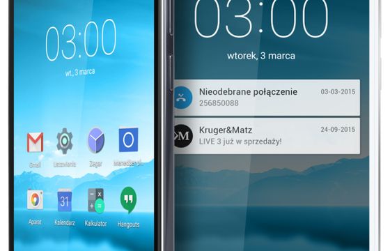 Smartfon Live 3, tablety Edge z Windowsem i nowe kolumny aktywne od Kruger&amp;Matz (wideo)
