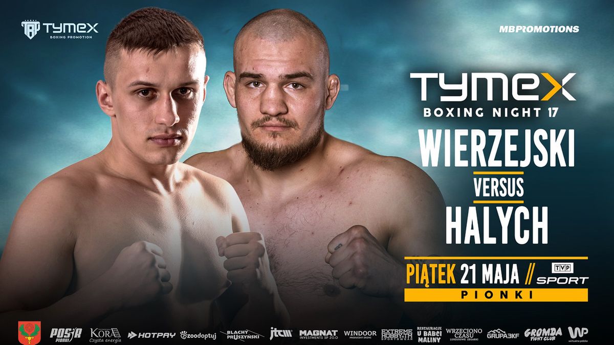 Materiały prasowe / Tymex Boxing Night / Na zdjęciu: Oskar Wierzejski vs Vasyl Halych