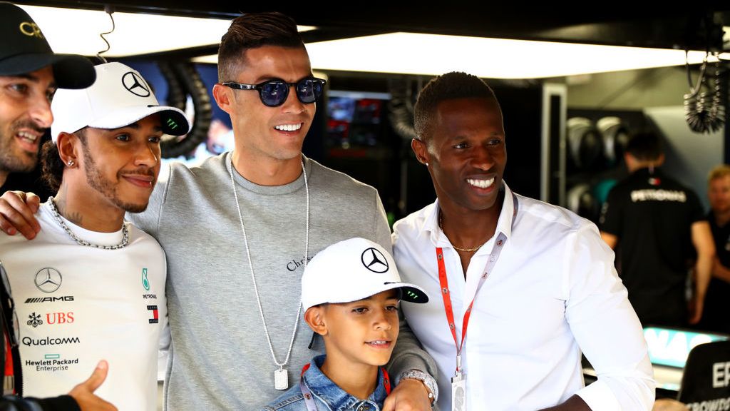 Zdjęcie okładkowe artykułu: Getty Images / Mark Thompson / Na zdjęciu: Lewis Hamilton i Cristiano Ronaldo