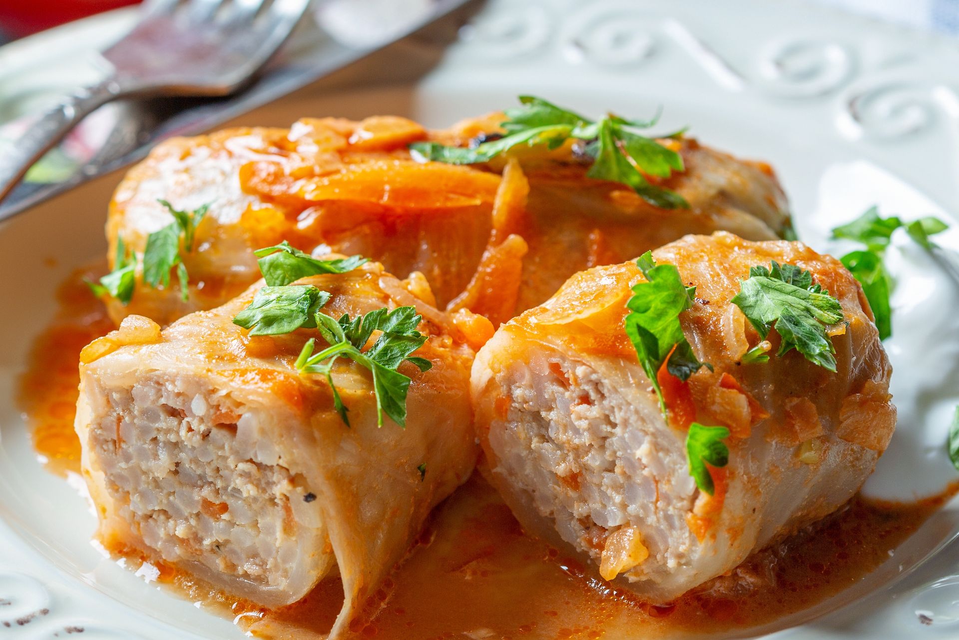 Gołąbki karkonoskie pierwszy raz jadłam u znajomej. Tak mi posmakowały, iż wzięłam przepis