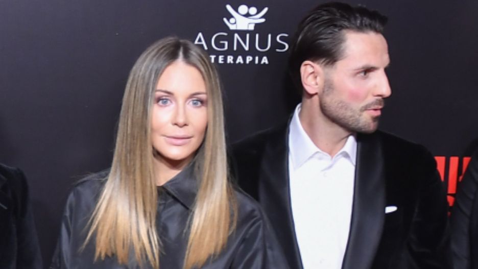 Małgorzata Rozenek-Majdan i Wojciech Sikora na premierze filmu Vegi