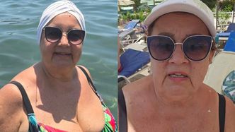 64-letnia Izabela Zeiske nadaje w bikini z egzotycznych wakacji