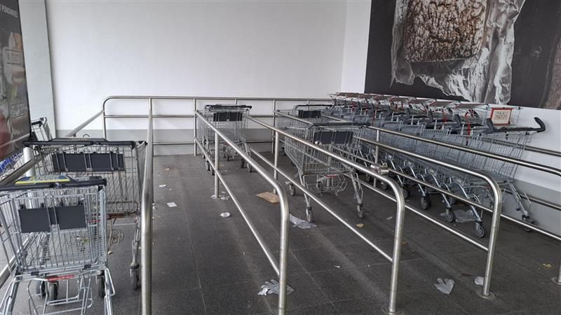 Oblężenie Lidla przed długim weekendem