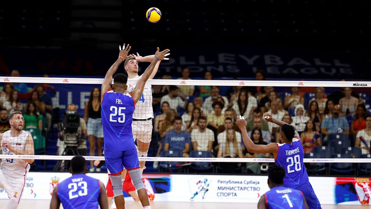 Materiały prasowe / Volleyball World / Mecz Ligi Narodów: Serbia - Kuba