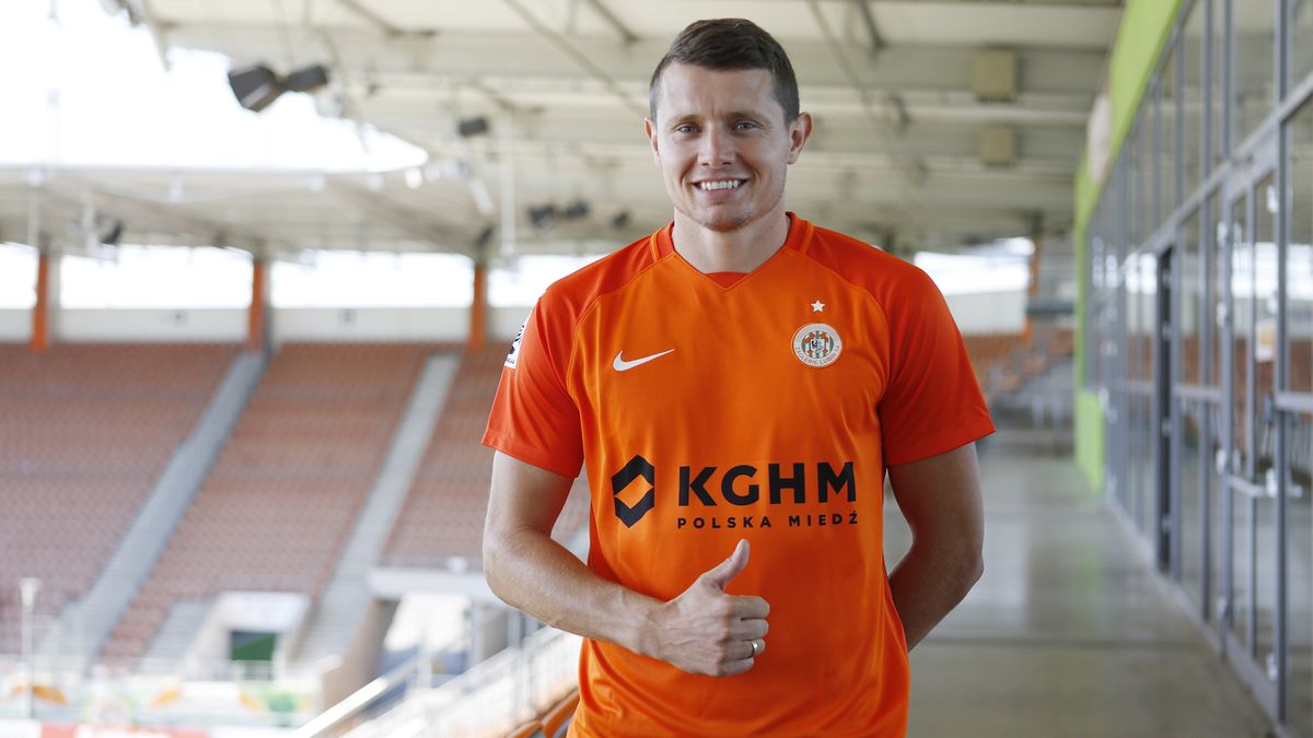 Materiały prasowe / Zagłębie Lubin / Na zdjęciu: Patryk Tuszyński