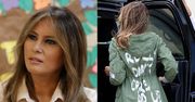 Melania Trump na spotkanie z odebranymi imigrantom dziećmi poleciała w kurtce z napisem "Nie obchodzi mnie to"... (ZDJĘCIA)