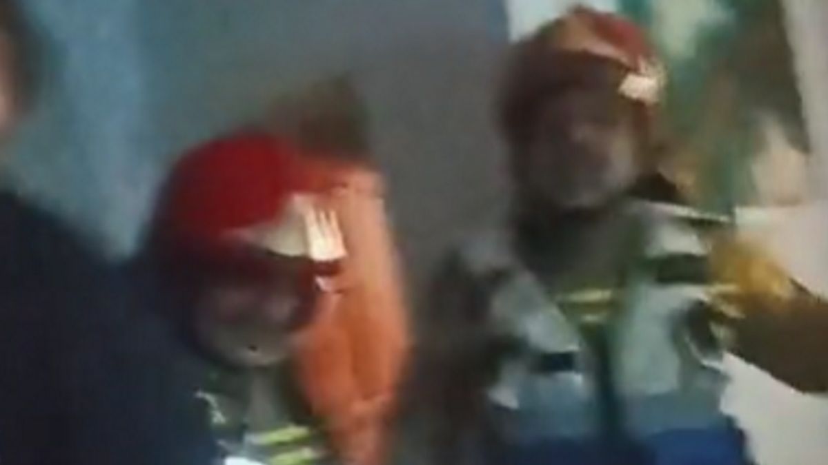 Strażacy nie ukrywali śmiechu