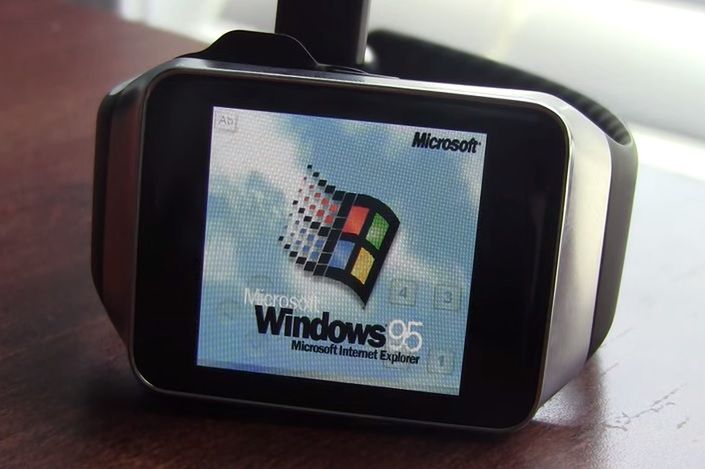 Zegarki dość mocne, by uruchomić Windows 95