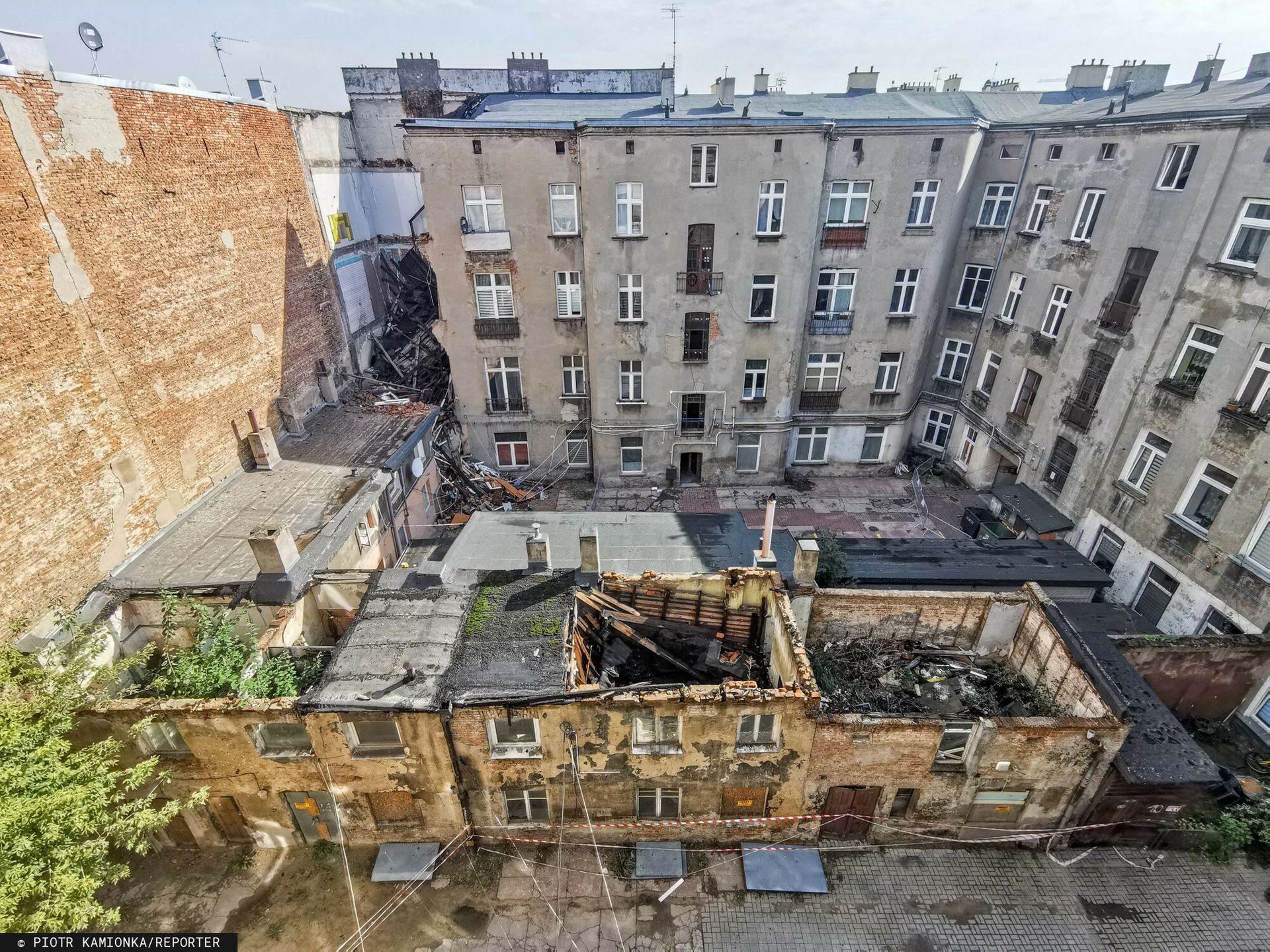 Podczas drążenia tunelu doszło do katastrofy budowlanej. 