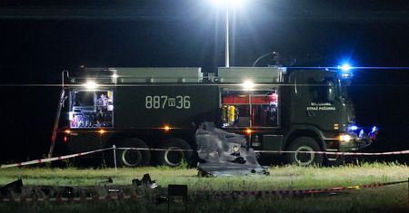 "Wielki grzyb, ogień". Świadkowie relacjonują katastrofę F-16