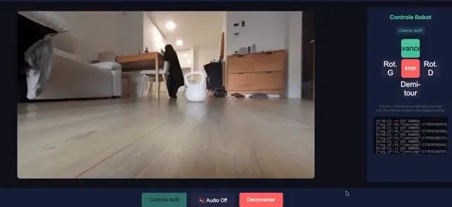 Przejęcie kontroli nad kamerą robota DJI ROMO