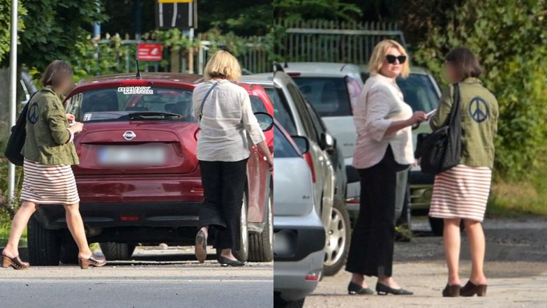 Antek Królikowski odwiedza syna w towarzystwie matki i ciotki