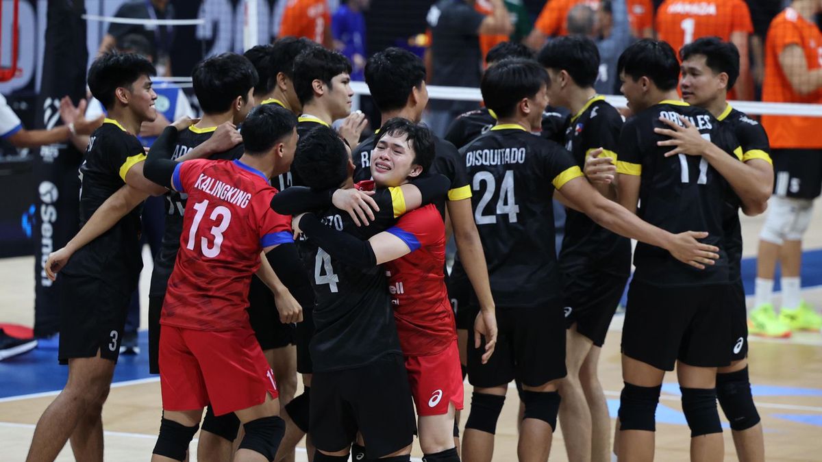 Materiały prasowe / VolleyballWorld / Siatkarze Filipin byli jedną z największych niespodzianek turnieju