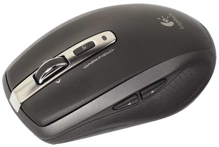 Mysz na szklanej tafli