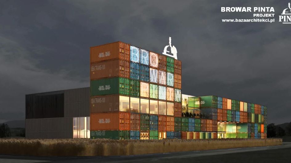 Elewacja browaru będzie się z daleka rzucać w oczy