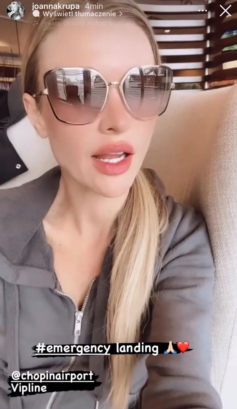 Joanna Krupa i Marta Krupa przeżyły chwilę grozy na pokładzie samolotu