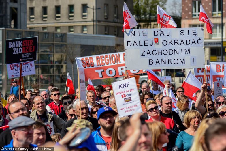 Frankowicze nie odpuszczają. Dziś kolejny protest