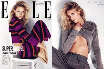 Anja Rubik na okładce brytyjskiego "Elle"! (ZDJĘCIA)