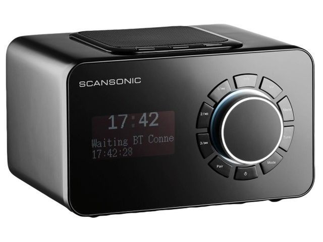 Ekskluzywne radio DAB+ Scansonic R3 BT