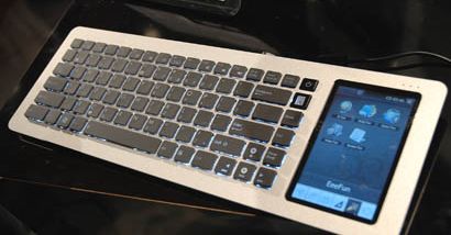 Specyfikacja klawiatury Asus Eee z dotykowym ekranem