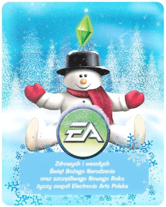 Świąteczne życzenia od Electronic Arts