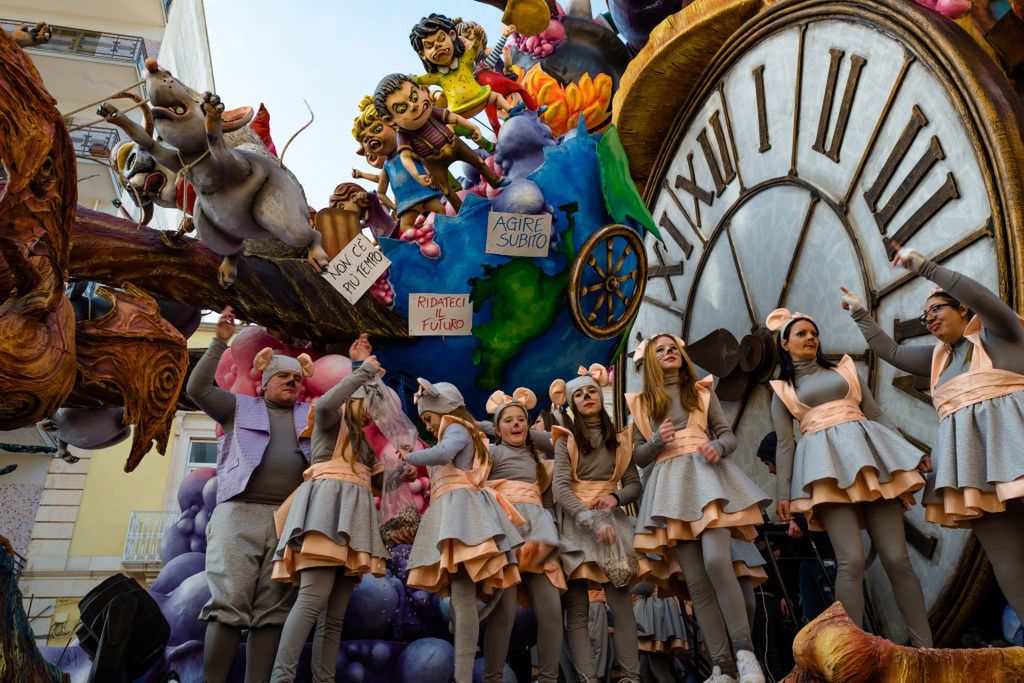 One of the performances during the carnival in 2020.