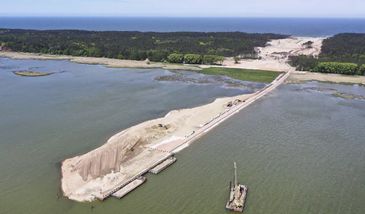 Sztuczne wyspy w Polsce. Są widoczne z kosmosu