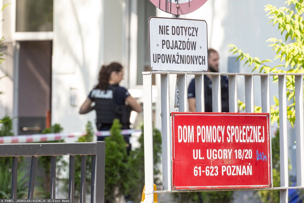 Atak nożownika w poznańskim DPS. Opiekunka ranna, napastnik zatrzymany