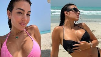 Georgina Rodriguez pozuje W BIKINI. Ogień?